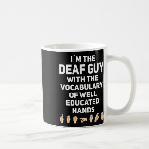 Sign Language Asl Hand Gesture Deaf Awareness 1 Coffee Mug