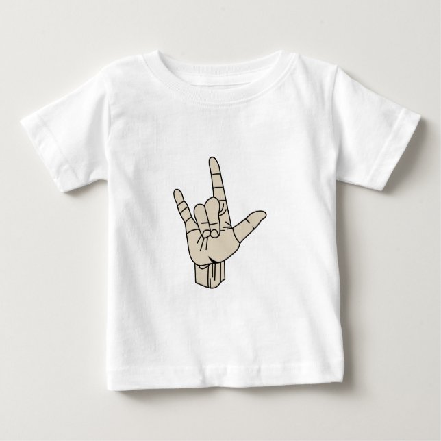 Sign Language Baby T-Shirt (Front)