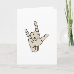 Sign Language Card
