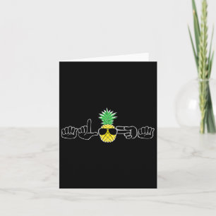 Sign Language Clothes Beach Deaf Signing Awareness Card