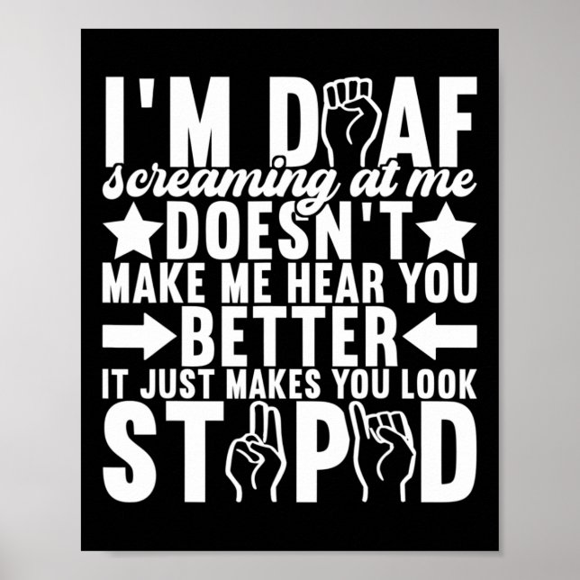 Sign Language Deaf Awareness 11  (Front)