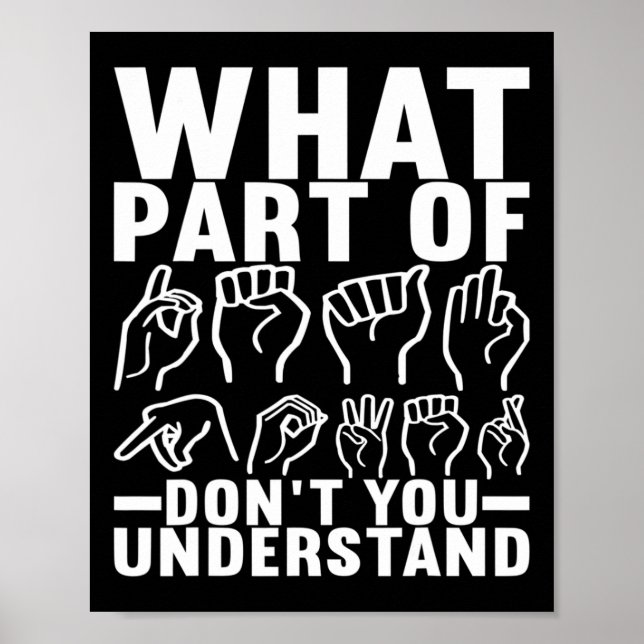 Sign Language Deaf Awareness 17  (Front)