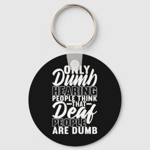 Sign Language Deaf Awareness 19 Key Ring