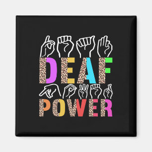 Sign Language Deaf Awareness 3 Magnet