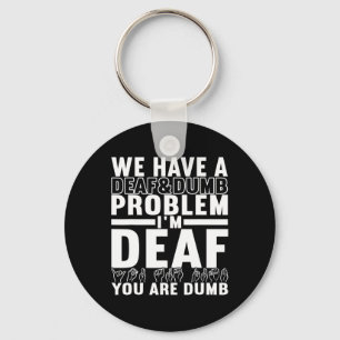 Sign Language Deaf Awareness 8 Key Ring