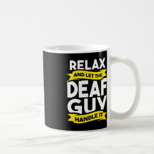Sign Language Deaf Awareness Hearing Loss and ASL  Coffee Mug