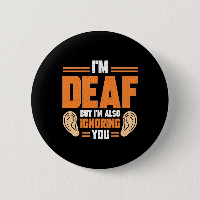Sign Language Hand Interpreter Asl Deaf Awareness  6 Cm Round Badge (Front)