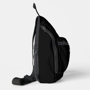 Sign Language Interpreter Sling Bag Black