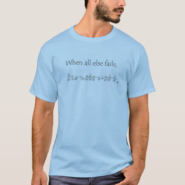 Sign Language Interpreting T-Shirt (Front)