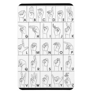 SIGN LANGUAGE magnet