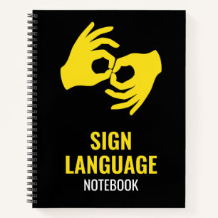 Sign Language Notebook – ASL Notes