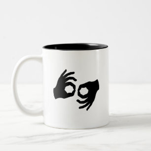 Sign Language Pictogram Mug