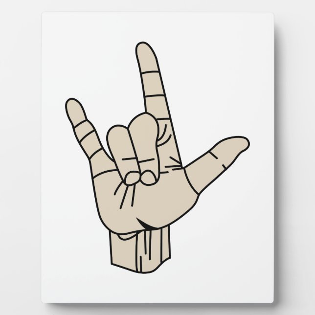 Sign Language Plaque (Front)
