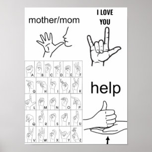 SIGN LANGUAGE poster