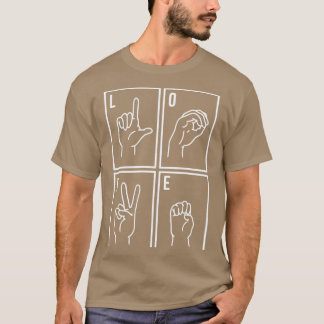 Sign language sign language deaf deafness 1 T-Shirt