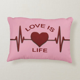 Sign of love decorative cushion