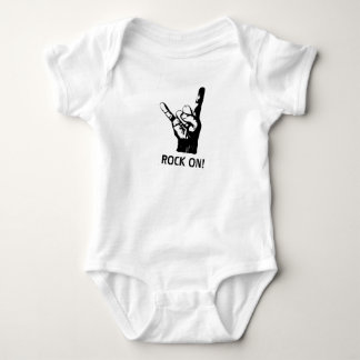 Sign of the Devil, rock fingers or Devil´s horns, Baby Bodysuit