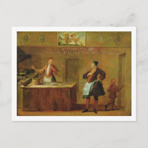 Sign of the Venetian Pastry Makers' Guild (panel) Postcard
