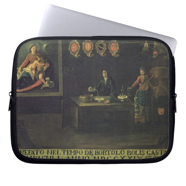 Sign of the Venetian Pharmacists' Guild, 1729 (pan Laptop Sleeve (Front)