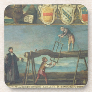 Sign of the Venetian Saw Mill Workers' Guild, 1445 Coaster