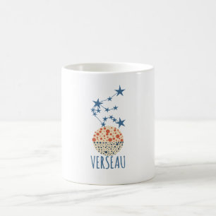 Sign of Zodiac Aquarius Coffee Mug
