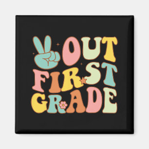 Sign Out First Grade Groovy Last Days School 1st G Magnet