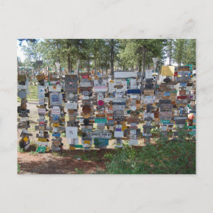 Sign Post Forest, Watson Lake, Yukon Postcard