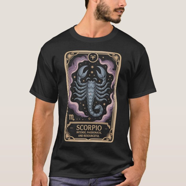 sign Skorpion Tarot Shirt (Front)