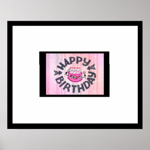 Sign this Birthday Poster,  Autograph Keepsake