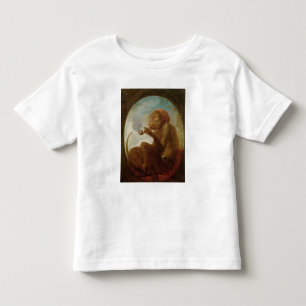Sign with a monkey smoking a pipe toddler T-Shirt
