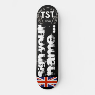 SIGN YOUR NAME ... SKATEBOARD