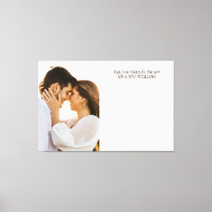 Sign Your Wishes Photo Wedding Guest Book