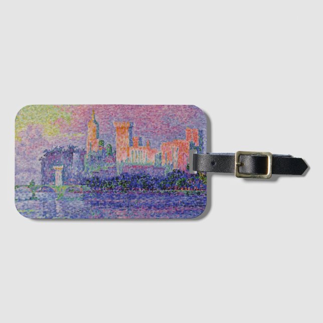 Signac's Le Château des Papes Luggage Tag (Front Horizontal)
