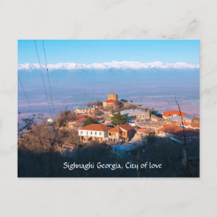 Signagi Sighnaghi Georgia, City of love Postcard
