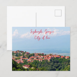 Signagi Sighnaghi Georgia, City of love Postcard