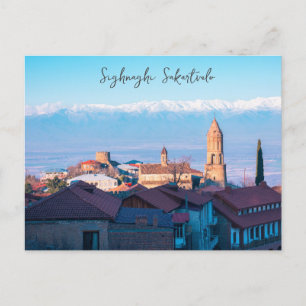 Signagi Sighnaghi Georgia, City of love Postcard