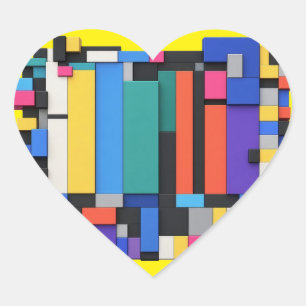 Signal Architecture Heart Sticker