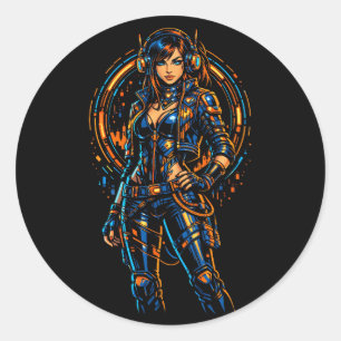 Signal Breaker Classic Round Sticker