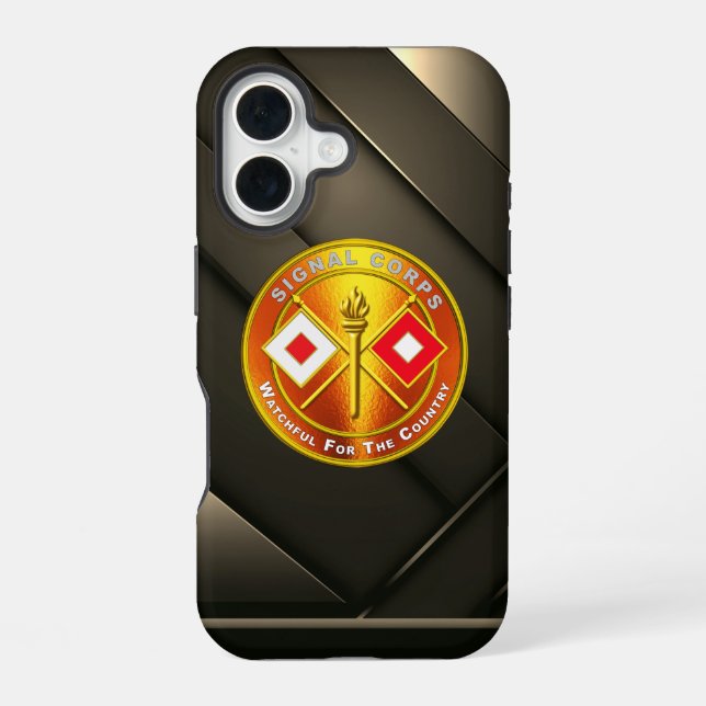Signal Corps iPhone 16 Case (Back)