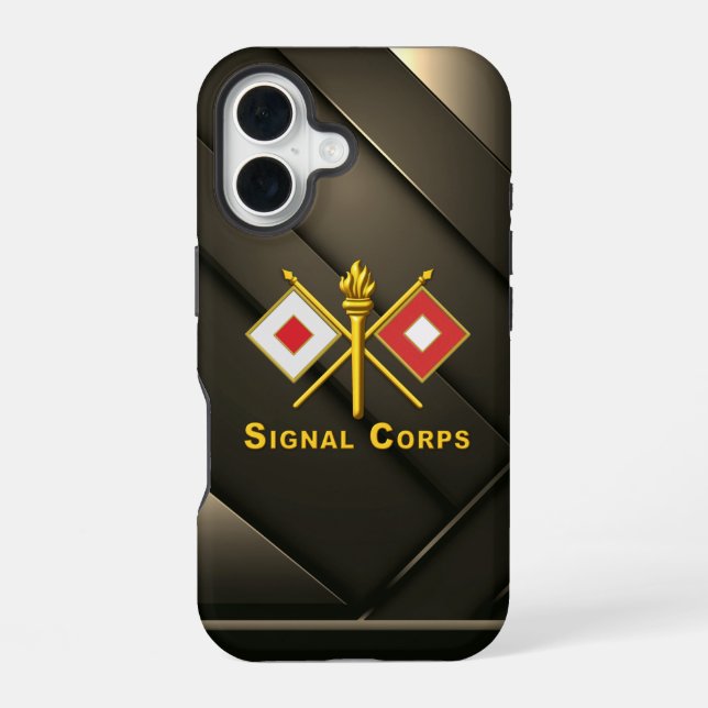 Signal Corps iPhone 16 Case (Back)