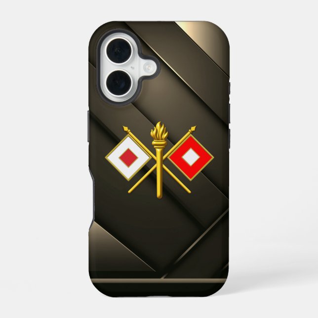 Signal Corps iPhone 16 Case (Back)