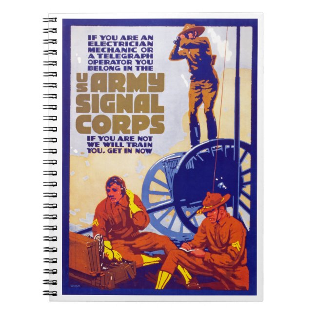 Signal Corps Notebook (Front)