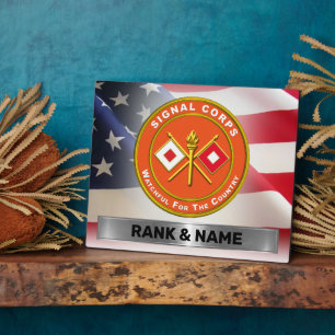 Signal Corps  Plaque