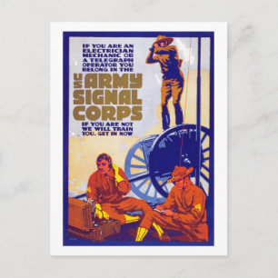 Signal Corps Postcard