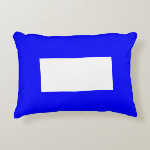 Signal Flag Letter P (Papa) Decorative Cushion