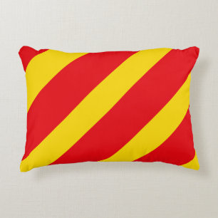 Signal Flag Letter Y Decorative Cushion