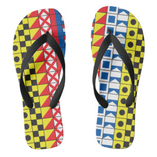 Signal Flags pattern_I Love To Sail Thongs