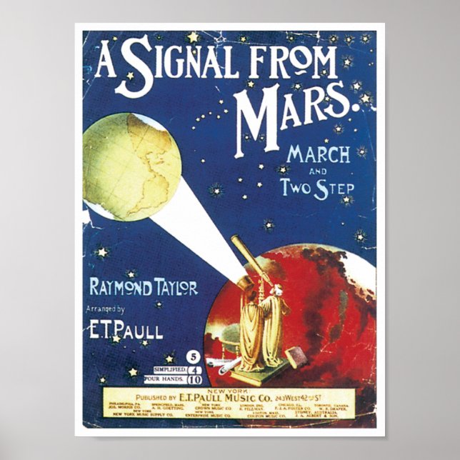 Signal From Mars Poster (Front)