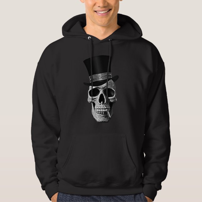 Signal hat skull hoodie (Front)