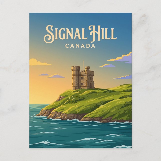 Signal Hill Canada Postcard (Front)